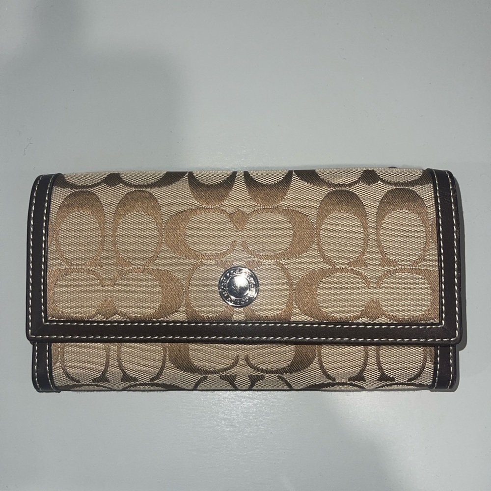 AUTHENTIC COACH Vintage 2000s Signature Wallet